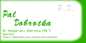 pal dobrotka business card